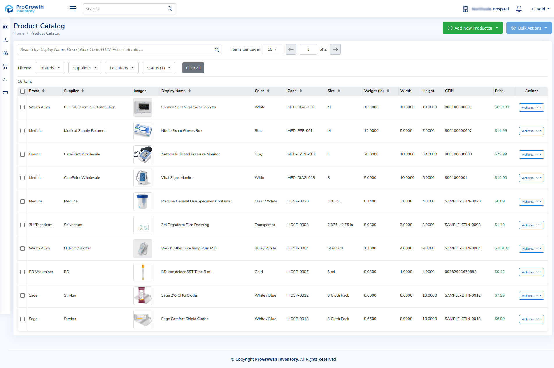 Product Catalog